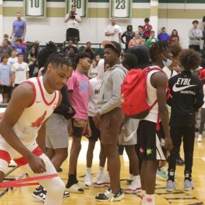 "The next king JAMES": NBA Twitter reacts to LeBron James reposting Bronny James' highlights from the NIKE EYBL