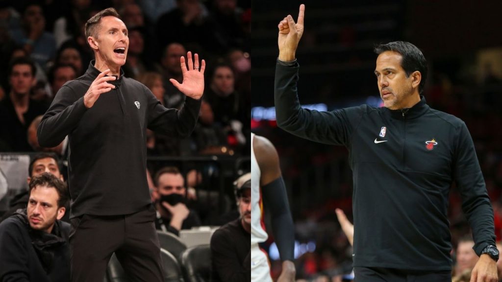 "Coaching superstars is hard as hell, Erik Spoelstra is an all-time great coach": A Twitter user highlights where Nets head coach Steve Nash failed