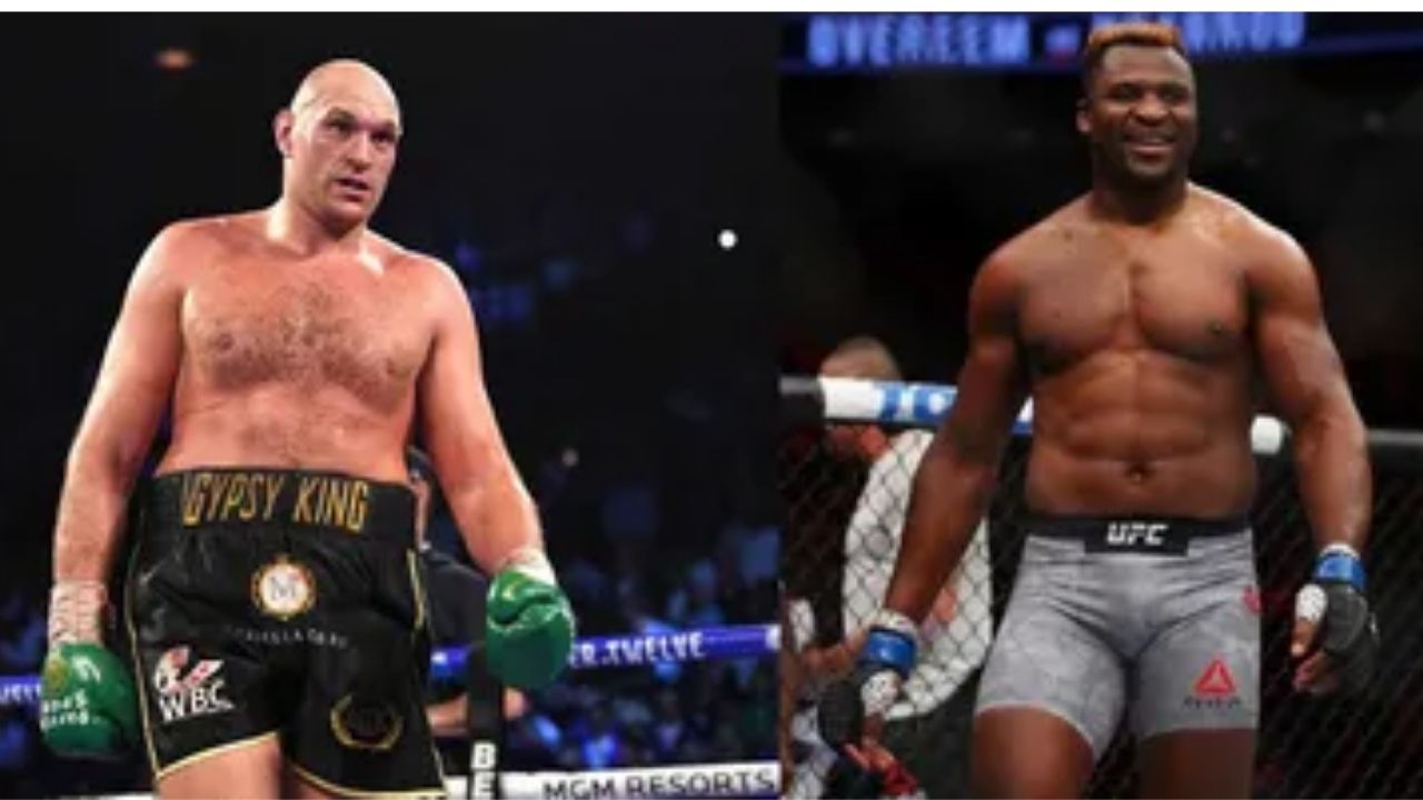 Francis Ngannou Tyson Fury Dana White
