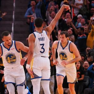 "Nikola Jokic the first superstar to experience the Golden State Warriors' PTSD!": Jordan Poole, Klay Thompson, Steph Curry, and Draymond Green are inciting the fear of god in the reigning MVP