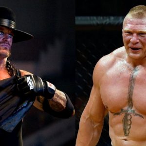 Undertaker Brock Lesnar