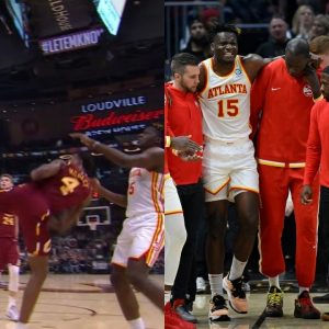 "See that's why we get so angry out there sometimes": LeBron James and NBA Twitter react to Clint Capela not receiving a flagrant for his dirty play on Evan Mobley