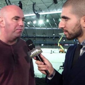 Dana white Ariel Helwani