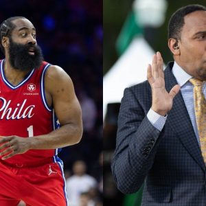 “James Harden Should Shave His Beard!”: Despite Joel Embiid’s Historic Drop-Off, Sixers Star Gets Slandered By Stephen A Smith