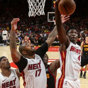 "F*&# Skip Bayless, f*&# all the media heads!": The internet reacts to Victor Oldaipo dapping up Jimmy Butler, thereby quashing media rumors