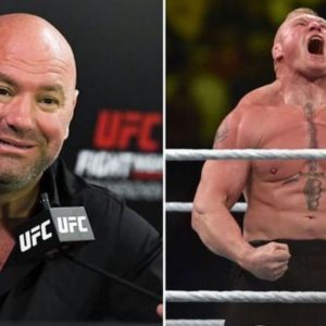 Dana White Brock Lesnar UFC