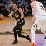 "Jordan Poole, are you gonna give Steve Kerr a hard time about starting lineup? No comment": Warriors' young star slyly answers question after dropping 30 on the Nuggets