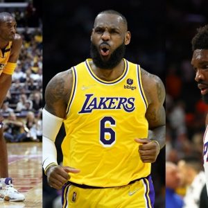 “LeBron James averaged 30+ with Kobe Bryant and Allen Iverson and he’s doing it again”: Lakers superstar is putting up 30+ 16 years later with Joel Embiid and Giannis