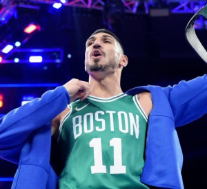 Enes Kanter Freedom wrestling