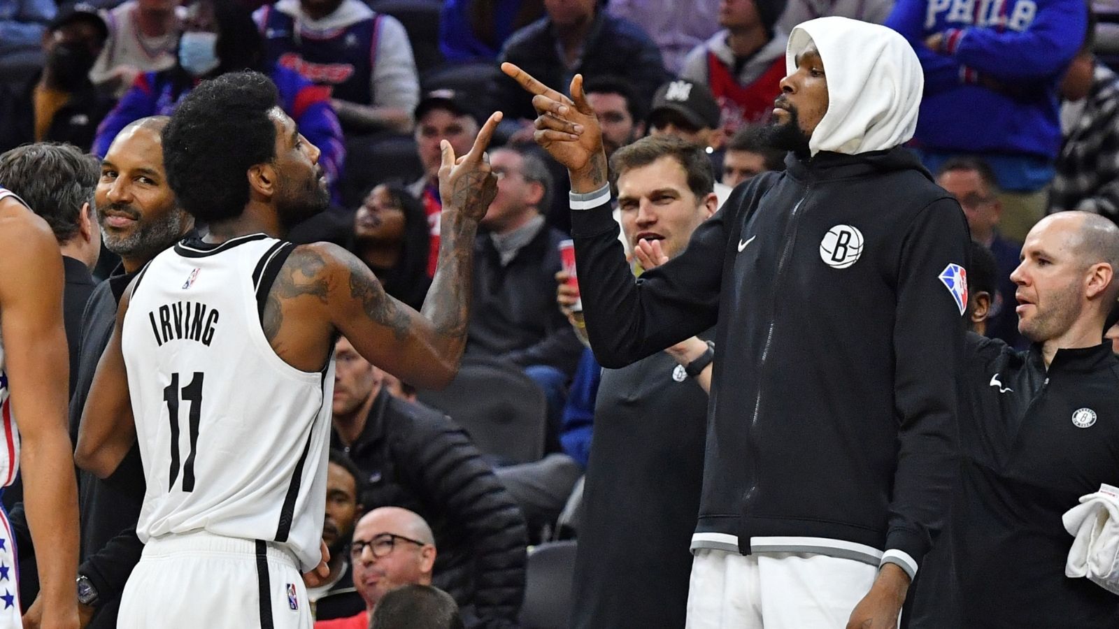 "If Kyrie Irving opts out, Kevin Durant would request a trade!": Skip Bayless and Shannon Sharpe debate the Nets' future on Undisputed