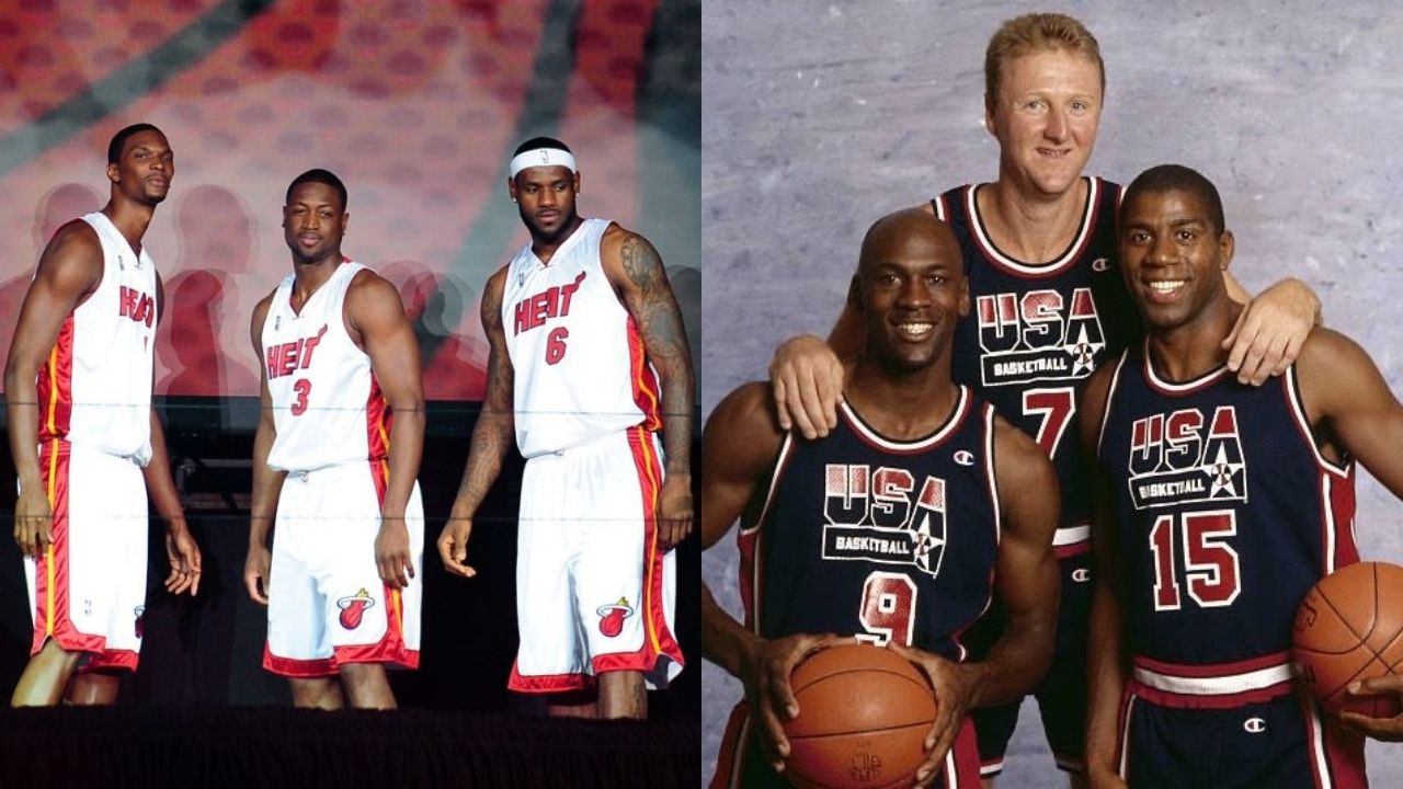“I would’ve never asked Larry Bird or Magic Johnson to join me!”: When Michael Jordan took a shot at LeBron James for forming a superteam with Dwayne Wade, Chris Bosh in Miami