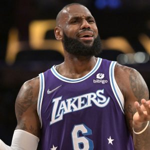 "LeBron James will fail to keep a winning record for the first time since his debut season": In games he has participated in, the Lakers superstar never missed a winning record barring his rookie year