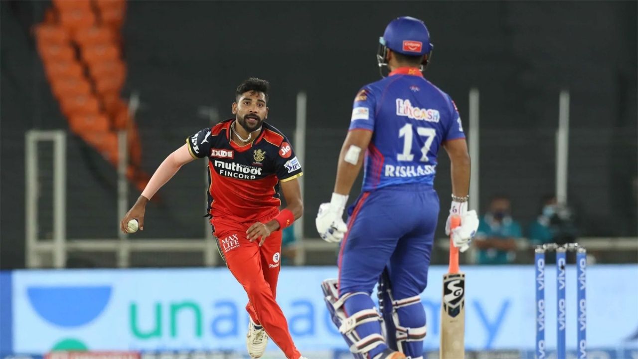 Rishabh Pant vs RCB stats and last 5 innings list: Rishabh Pant vs Mohammed Siraj IPL records