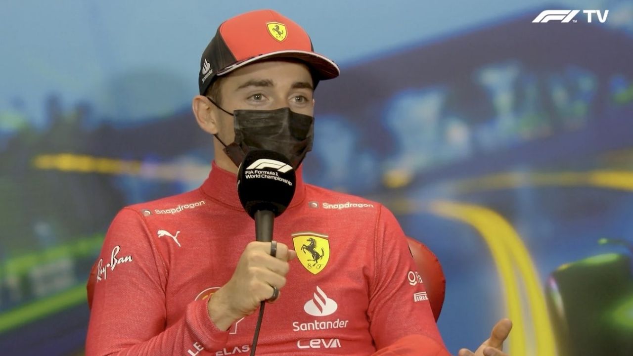 "Let's put a Ferrari safety car, it'll be faster than the Mercedes!"- Charles Leclerc takes a cheeky dig at George Russell and Mercedes after the 2022 Australian GP