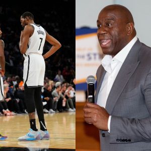 "I’m wondering if Kevin Durant and Kyrie Irving are even a good fit": Magic Johnson has his doubts over a recent debate that Nets duo is most skilled all time