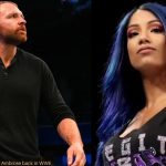 Sasha Banks on Jon Moxley