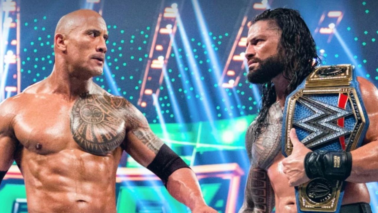 The Rock at WrestleMania 40