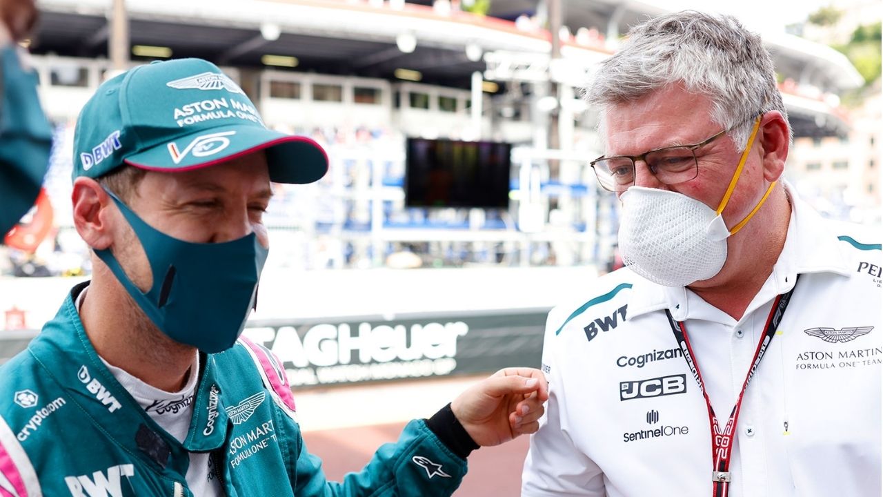 "They probably did it because I am here now"- Otmar Szafnauer jokingly suggests that Sebastian Vettel crashing in Australia was revenge for him leaving Aston Martin