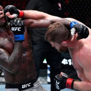 Who is the only fighter in the UFC to defeat Israel Adesanya?