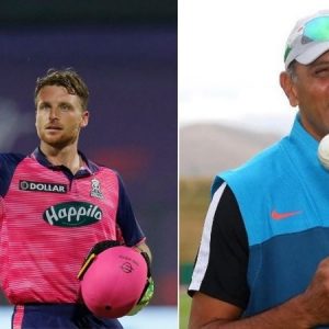 Jos Buttler has picked Rahul Dravid as the batter he will choose to bat for his life in a recent video with R Ashwin for Rajasthan Royals.
