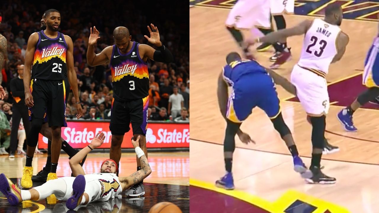 "N*tkicks only get you suspended if you're up 3-1 against LeBron James": Bill Simmons takes a shot at the league as Chris Paul walks away without a penalty for kicking Jose Alvarado