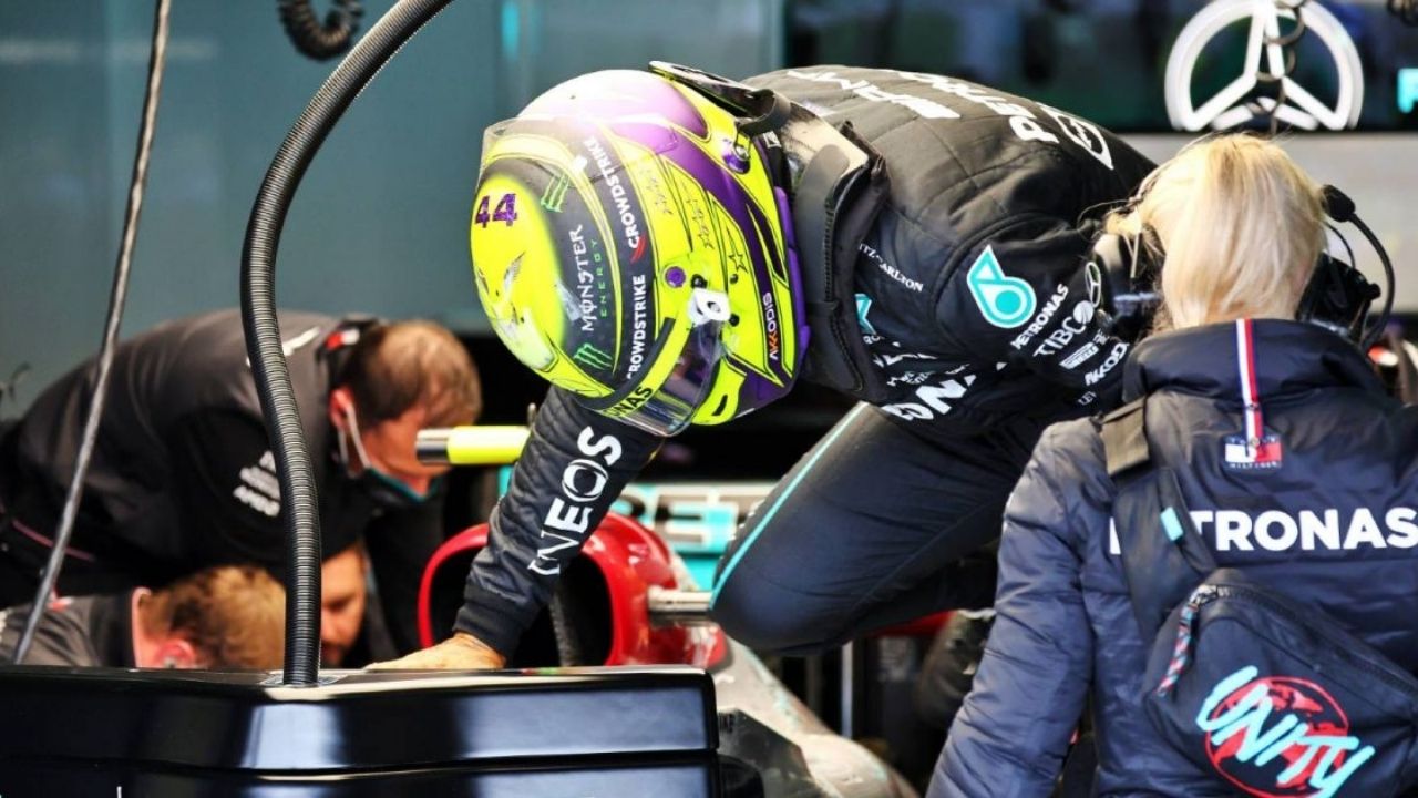 "It's all internal stuff, I won't share that"- Lewis Hamilton refuses to shed light on argument with Mercedes boss Toto Wolff