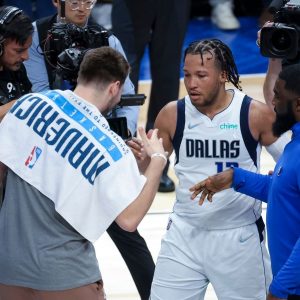"Jalen Brunson is a great young man and I am lucky to be able to coach him": Jason Kidd and NBA Twitter shower praise on Mavericks point guard for his career night in Luka Doncic's absence
