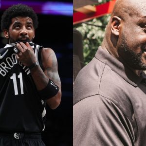 "You don't think people said stuff to Charles Barkley and Hakeem Olajuwon": Shaquille O'Neal tells Kyrie Irving to man up 