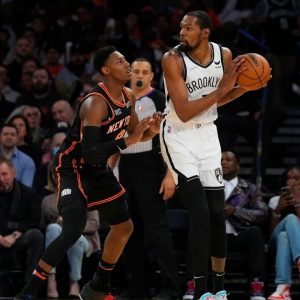 "Haven't lost to the Knicks since 2013, got something to talk about on Twitter now!": Nets' Kevin Durant has won 12 straight games against their New York counterparts