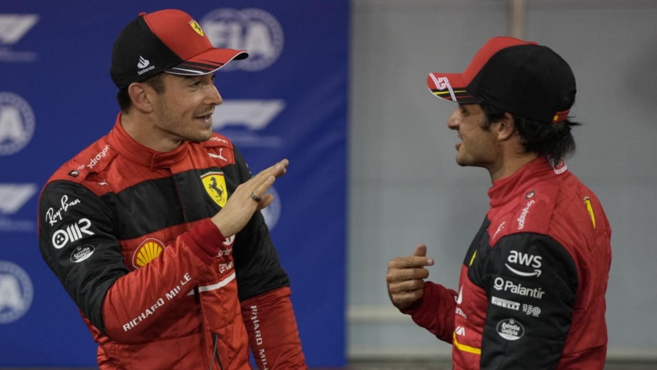 "He spends hours in the bathroom with his hair!"- Carlos Sainz's hilarious response to a fan who asked how Charles Leclerc is 'so beautiful'