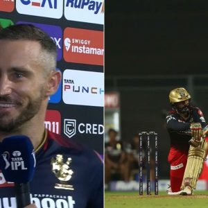 "DK is such a great asset to us": RCB captain Faf du Plessis admires Dinesh Karthik as RCB beat RR by 4 wickets in 2022 IPL