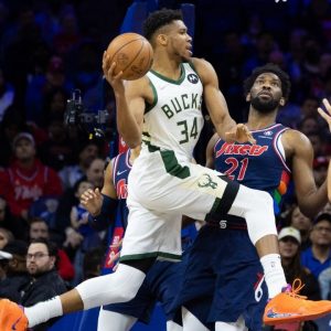 "Where's Giannis Antetokounmpo? That's the Finals MVP man!": Joel Embiid leaves JJ Redick speechless after he lists Kevin Durant, Nikola Jokic and 'The Process' as the Top 3 players in the NBA