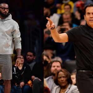 "Facts! Player Development in Miami is damn good!!": LeBron James agrees with Kyle Kuzma on Coach Eric Spoelstra and the Heat's ability to develop players