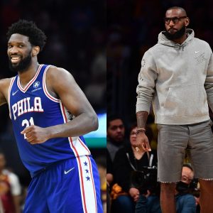 "Hey, LeBron James! Guess who is leading the league in scoring now?": Joel Embiid takes over Lakers superstar with a monstrous 45-point night against the Pacers