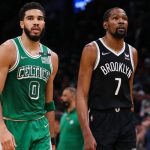 "I never seen anybody guard Kevin Durant straight up and block his shot!": Jayson Tatum guarded the Slim Reaper for 38 possessions last night and held him to just 4 points