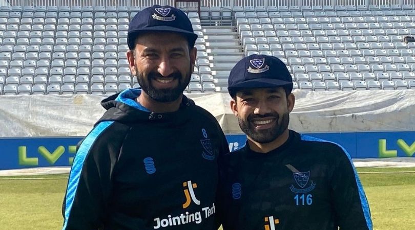 Pujara and Rizwan Sussex: C Pujara scores century on Sussex debut in County Championship 2022