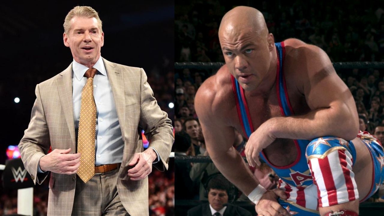 Kurt Angle Vince McMahon