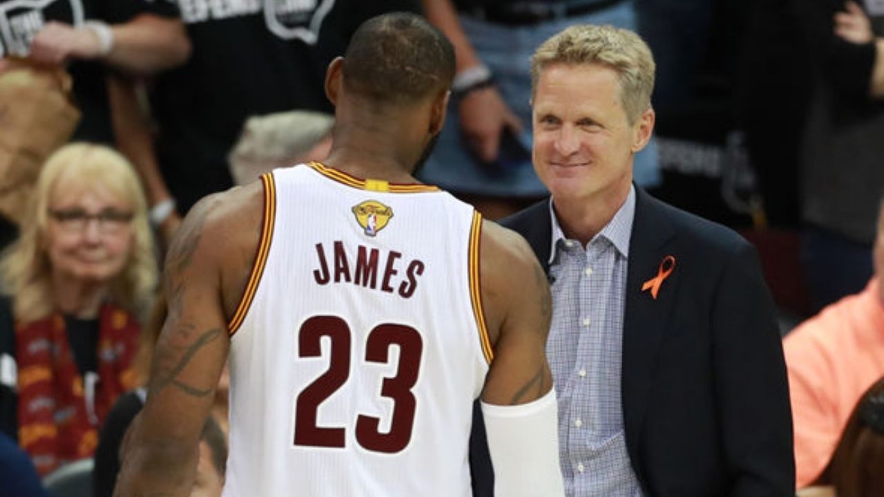 "In the playoffs, you gotta guard – Paul George or LeBron James, well not this year": Warriors' Head Coach Steve Kerr takes a jab at the Lakers' superstar while discussing potential starting lineups