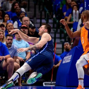 "Chris Paul: 6 fouls, 5 points; NBA wants LUKA DONCIC": Skip Bayless speculates that officials are favoring the Dallas Mavericks superstar