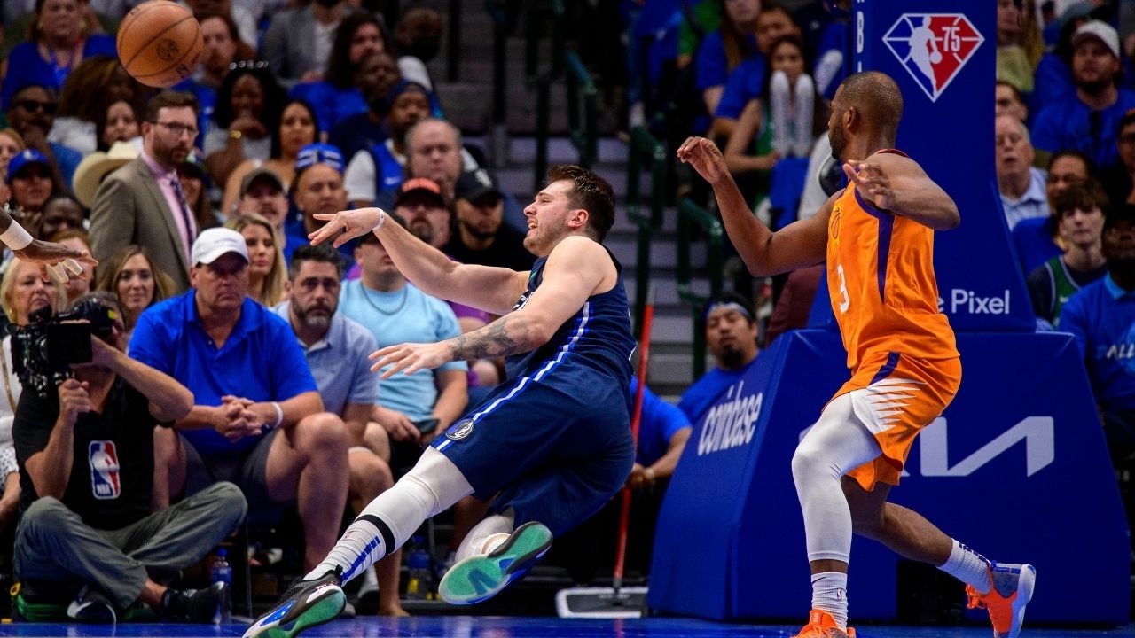 "Chris Paul: 6 fouls, 5 points; NBA wants LUKA DONCIC": Skip Bayless speculates that officials are favoring the Dallas Mavericks superstar