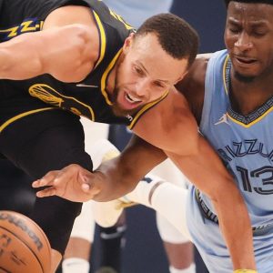 "Steph Curry said 'whoop that trick' and the Grizzlies went full Michael Jordan on him!": Without Ja Morant, Memphis decimate the Golden State Warriors at home