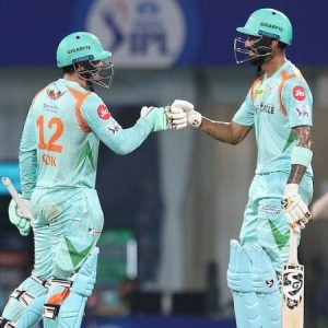 KL Rahul and Quinton de Kock engaged in a mix-up in the last game against KKR which resulted in the run out of KL Rahul.