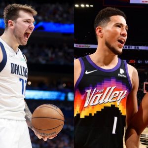 "Luka Doncic definitely saw video of CP3 & Devin Booker laughing at him": NBA Twitter explains why Mavericks MVP played in anger while stuffing the stat sheet against Suns