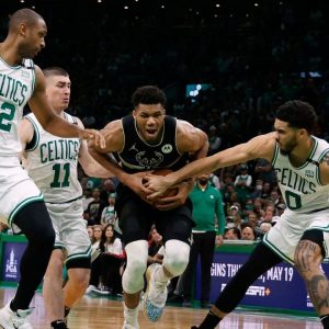 "Michael Jordan and LeBron James never did what Giannis Antetokounmpo is doing!": 200 points, 100 rebounds, and 50 assists for the first time in a playoff series, The Greek Freak scripts history