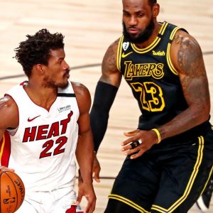 "Jimmy Butler surpasses LeBron James in Miami Heat's history books": The former MIP is on his way to dethrone Dwyane Wade for most 40-point playoff games