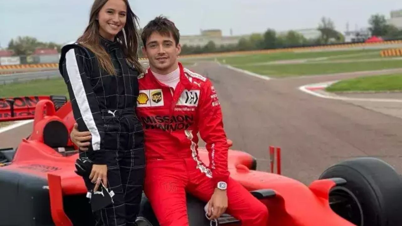 "Oh no! She put Sebastian Vettel out of the race!"- Watch Charles Leclerc's girlfriend take the four-time World Champion out while playing the Formula 1 game