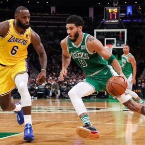 "Jayson Tatum and Lebron James in the same breath? Anthony Davis kicked out?": Nick Wright's latest update to Club Superstar leaves fans fuming