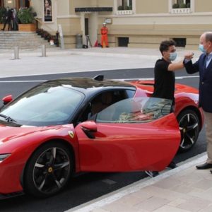 "Charles Leclerc taking Price Albert on a $700,000 Ferrari SF90 ride"- Watch the Ferrari star take the Prince of Monaco out for a spin around the Principality