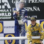 "Fourteen World Titles in one podium!"- Throwback to the only time Michael Schumacher, Ayrton Senna and Alain Prost stood on the podium together
