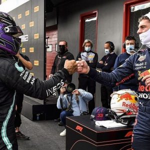 "The penalty Lewis Hamilton got was already painful enough"- When Max Verstappen stood up for his Mercedes arch-rival in a live press conference